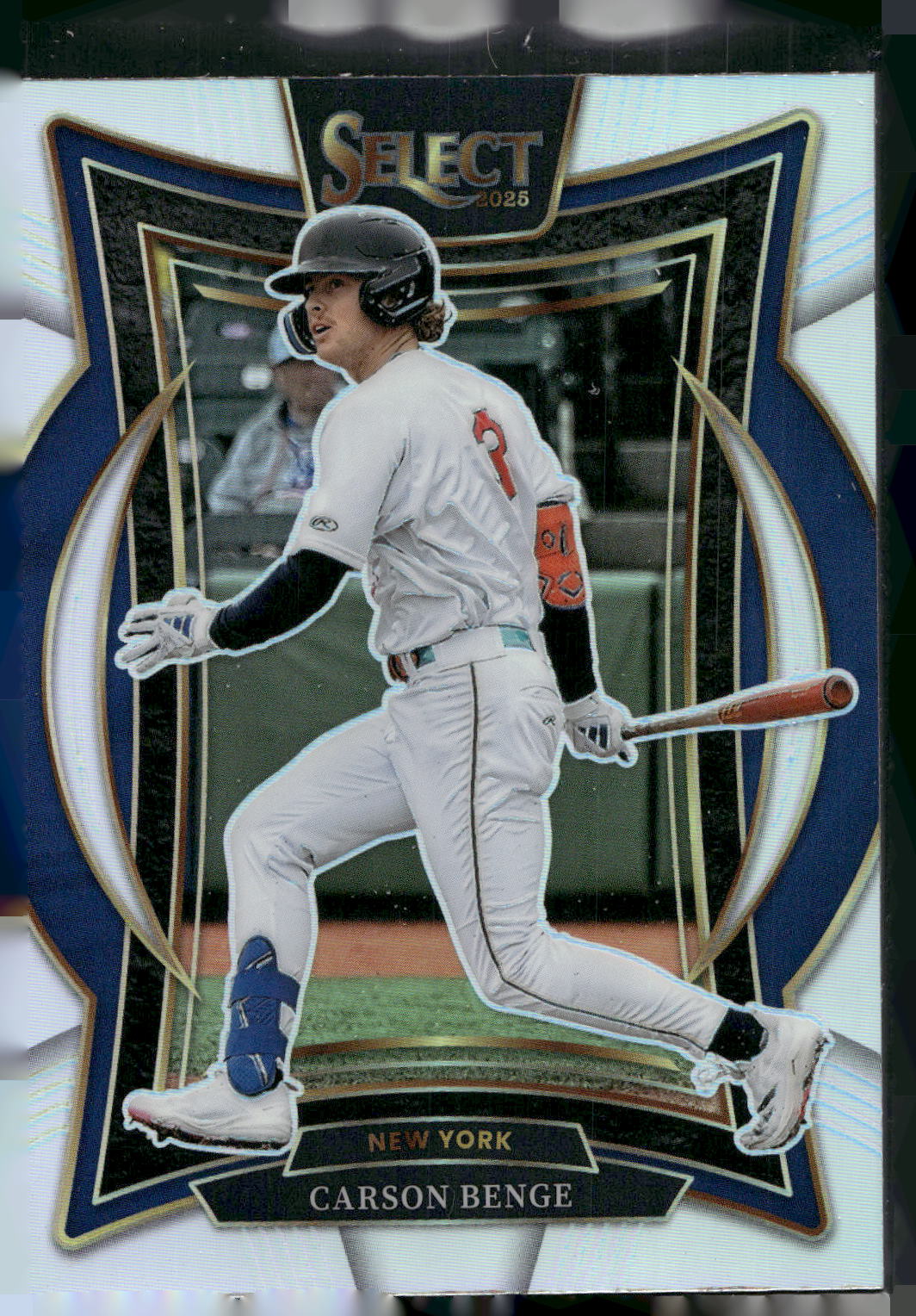 2025 Panini Select #93 Carson Benge Silver Prizms