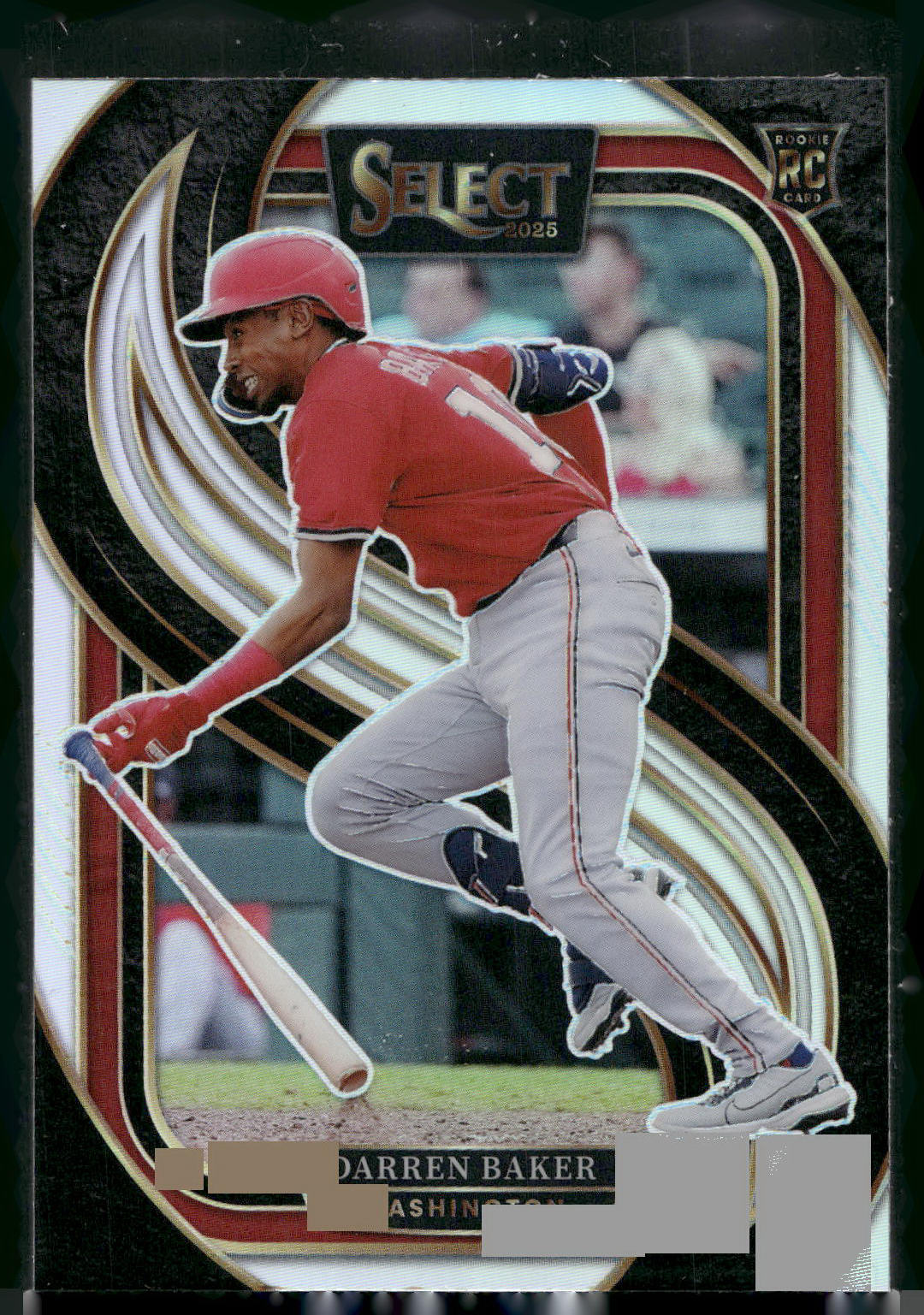 2025 Panini Select #200 Darren Baker Silver Prizms