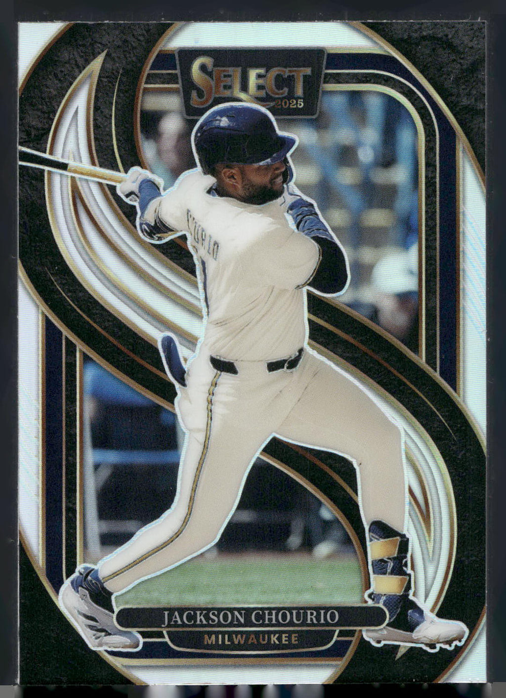 2025 Panini Select #130 Jackson Chourio Silver Prizms