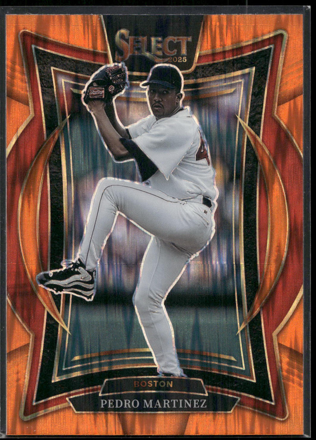 2025 Panini Select #6 Pedro Martinez Orange Flash Prizms