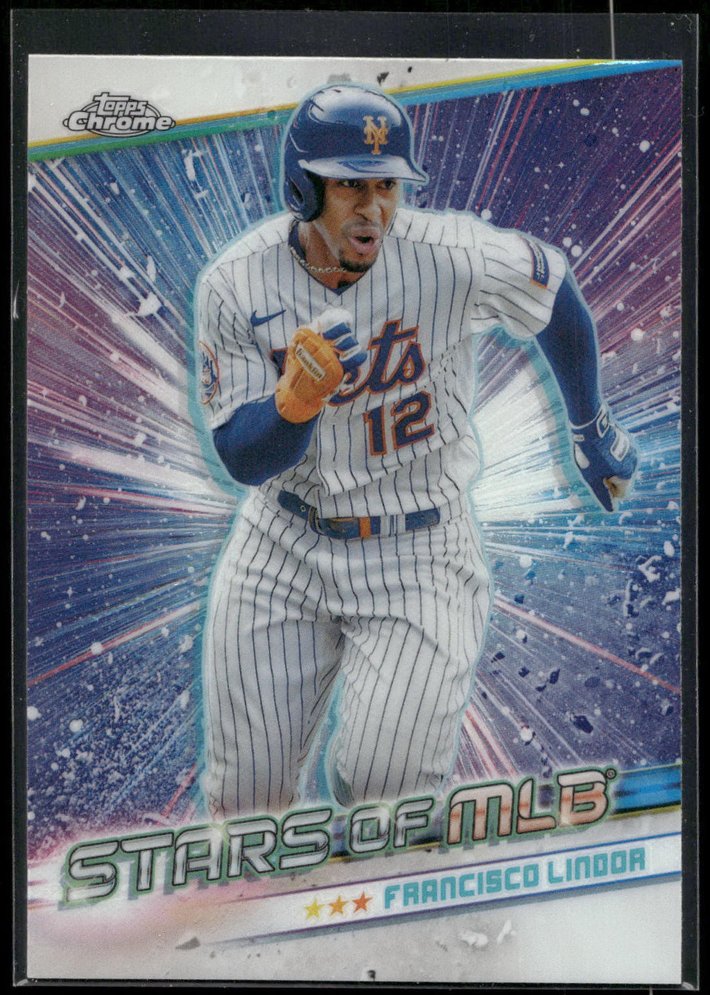 2024 Topps #CSMLB-42 Francisco Lindor Stars of MLB Chrome