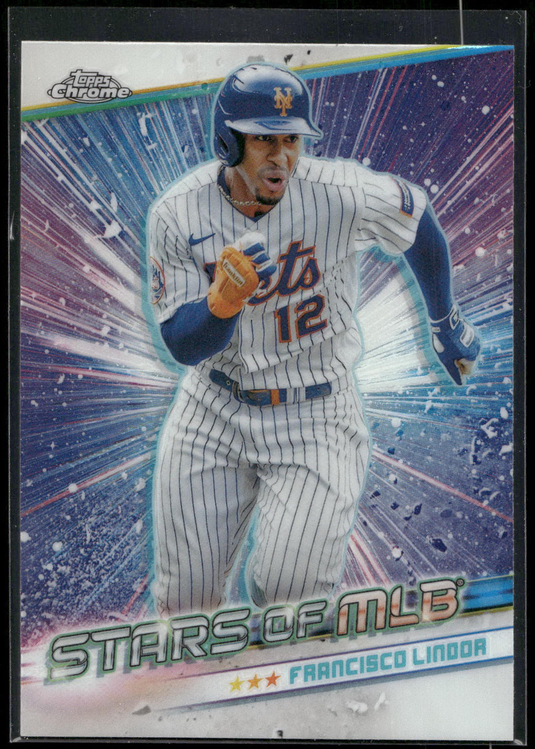 2024 Topps #CSMLB-42 Francisco Lindor Stars of MLB Chrome