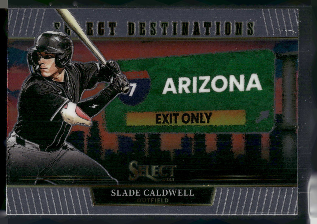 2025 Panini Select #4 Slade Caldwell Select Destinations