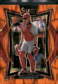 2025 Panini Select #48 Ivan Rodriguez Orange Flash Prizms