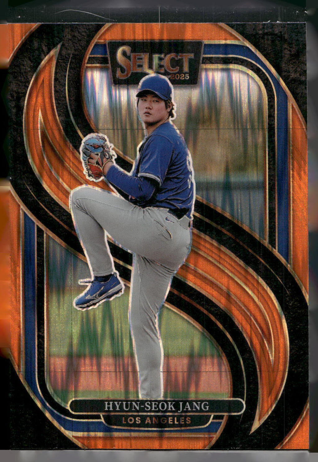 2025 Panini Select #173 Hyun-Seok Jang Orange Flash Prizms