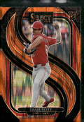 2025 Panini Select #184 Chase Petty Orange Flash Prizms