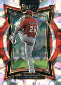 2025 Panini Select #94 Chase Burns Silver Prizms