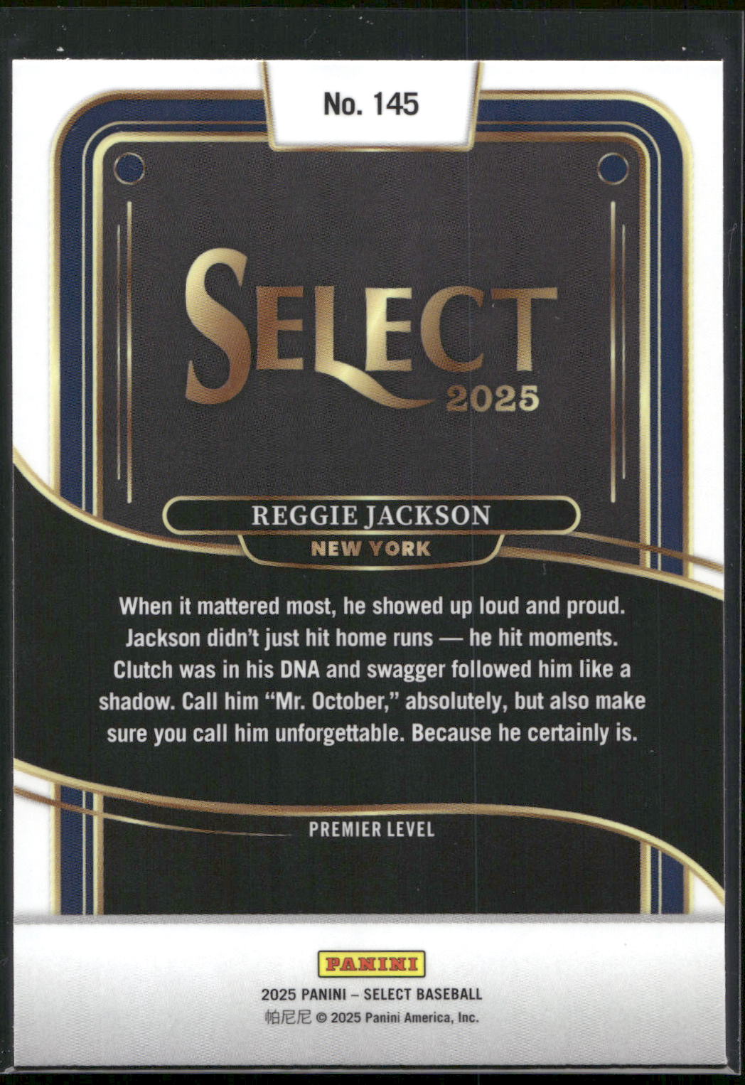 2025 Panini Select #145 Reggie Jackson