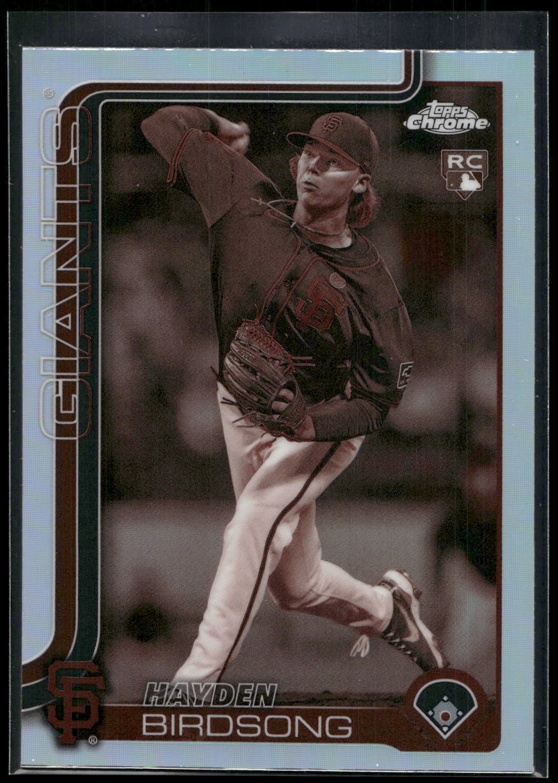 2025 Topps Chrome #138 Hayden Birdsong Sepia Refractors
