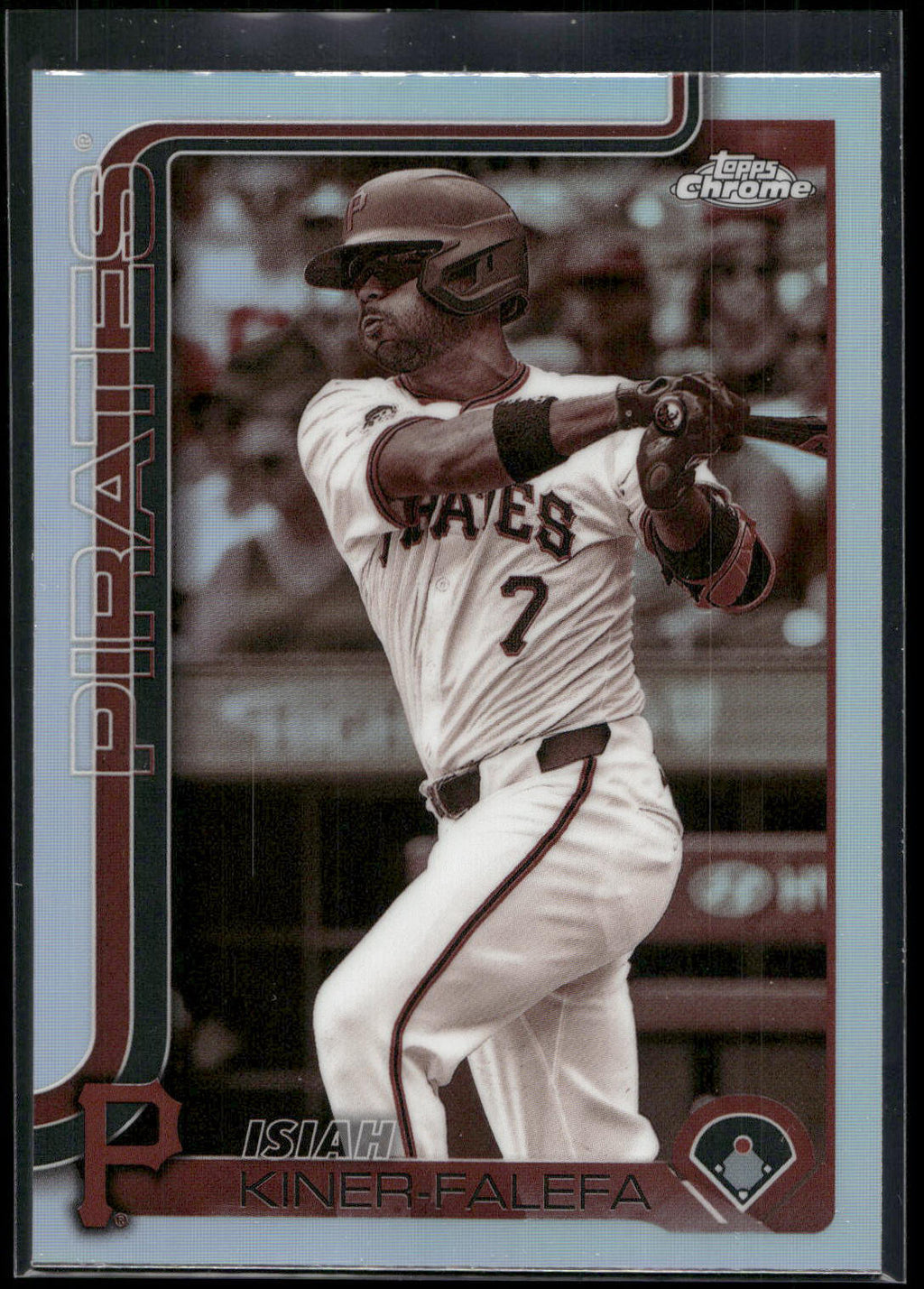 2025 Topps Chrome #42 Isiah Kiner-Falefa Sepia Refractors