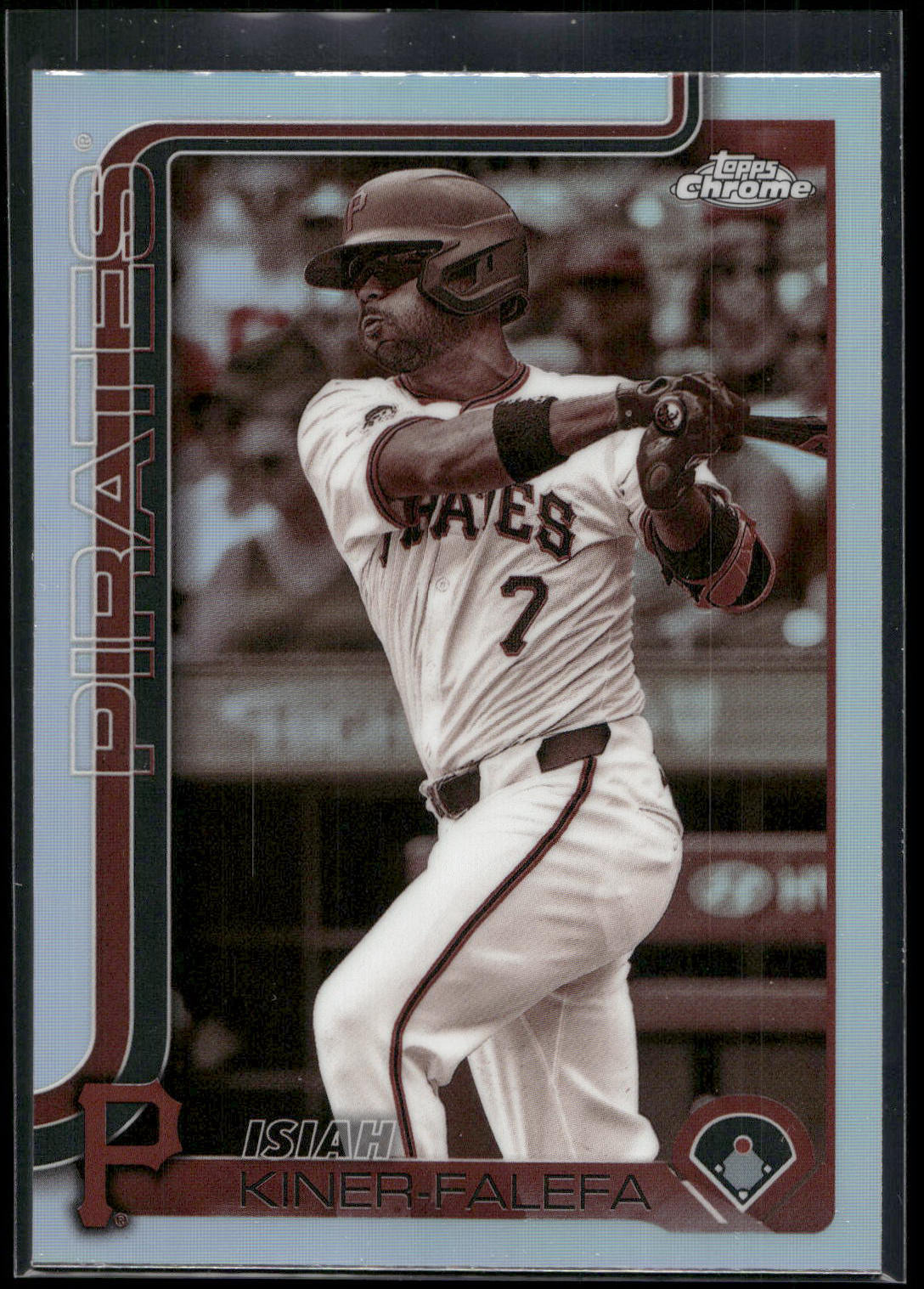 2025 Topps Chrome #42 Isiah Kiner-Falefa Sepia Refractors