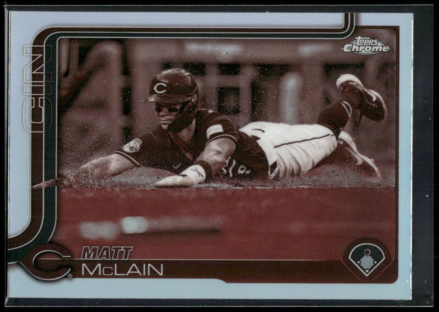 2025 Topps Chrome #278 Matt McLain Sepia Refractors