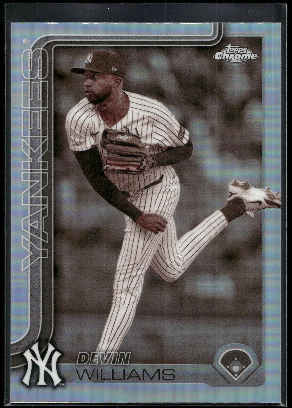 2025 Topps Chrome #153 Devin Williams Sepia Refractors