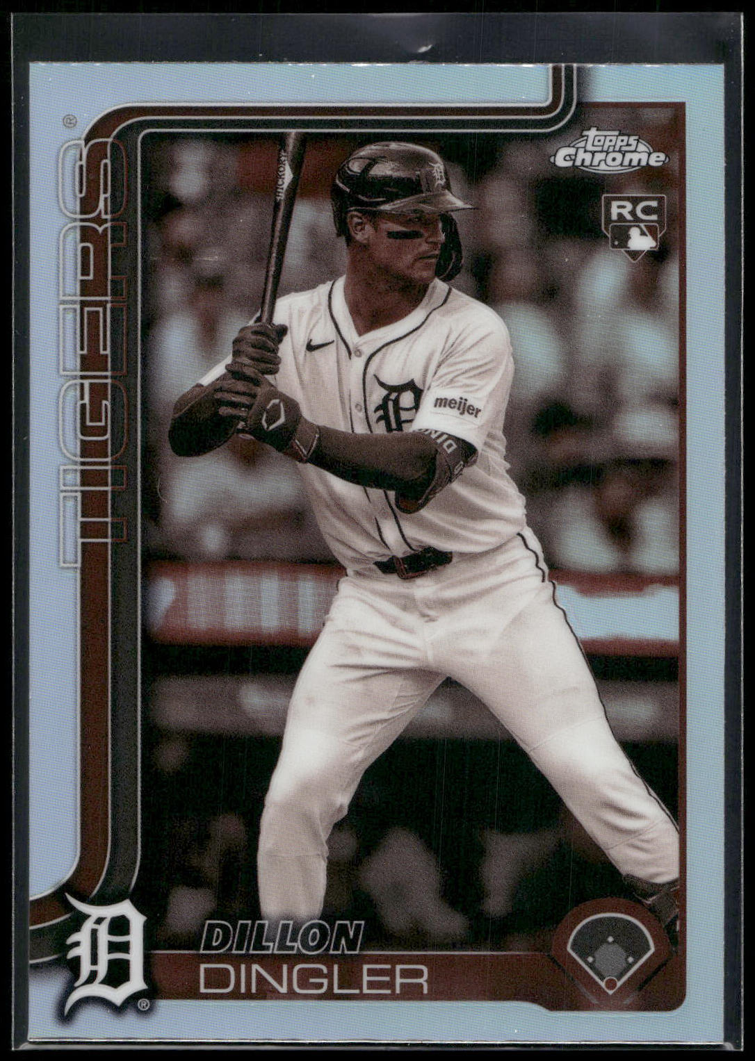 2025 Topps Chrome #274 Dillon Dingler Sepia Refractors