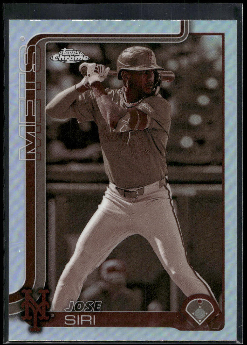2025 Topps Chrome #195 Jose Siri Sepia Refractors