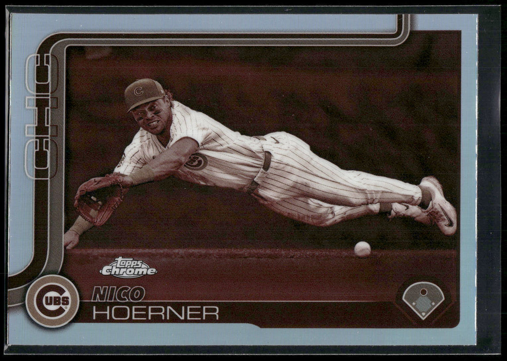 2025 Topps Chrome #107 Nico Hoerner Sepia Refractors