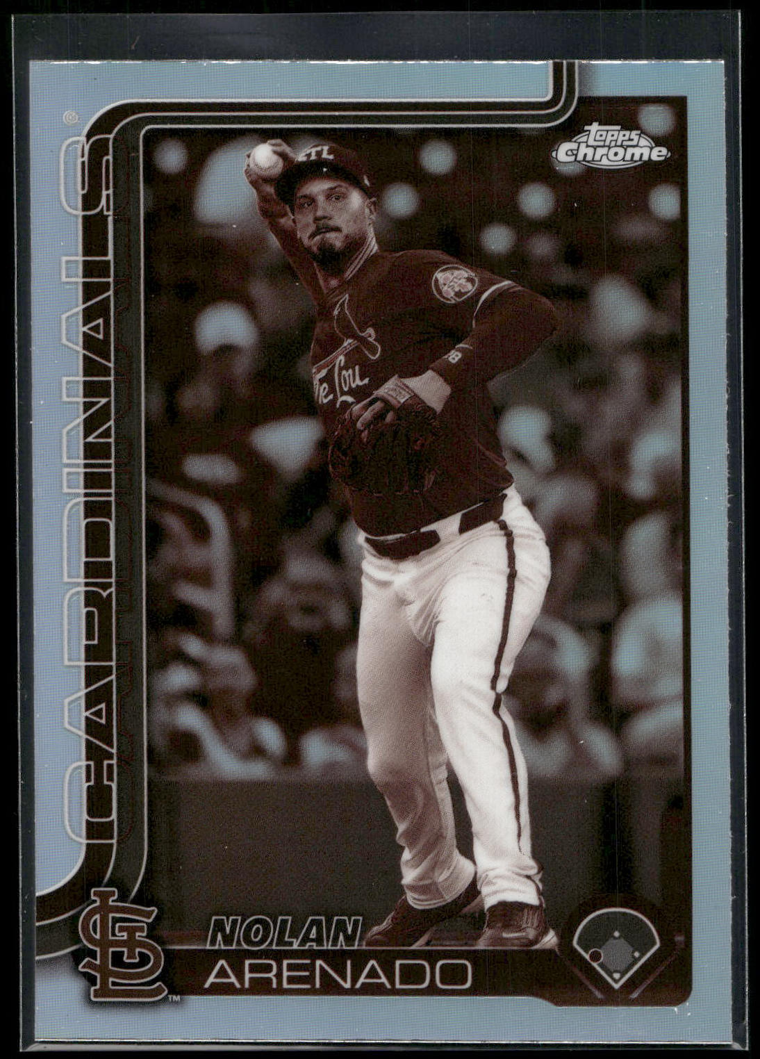 2025 Topps Chrome #14 Nolan Arenado Sepia Refractors