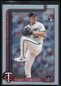 2025 Topps Chrome #277 Zebby Matthews