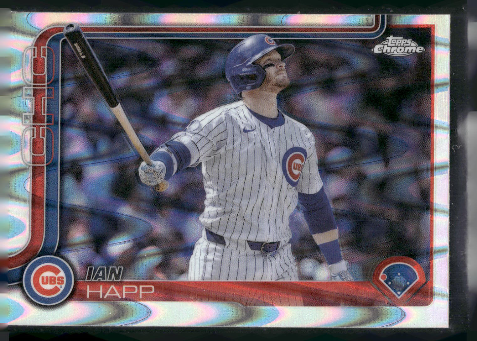 2025 Topps Chrome #144 Ian Happ RayWave Refractors