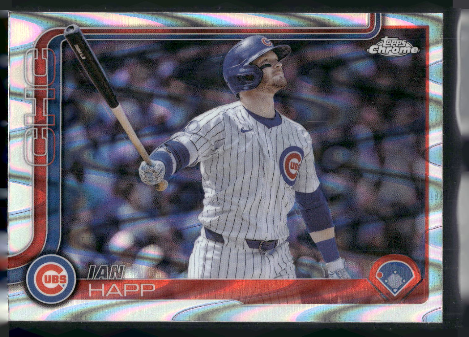 2025 Topps Chrome #144 Ian Happ RayWave Refractors