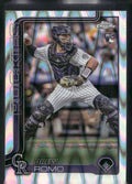 2025 Topps Chrome #124 Drew Romo RayWave Refractors
