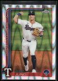2025 Topps Chrome #220 Josh Jung RayWave Refractors