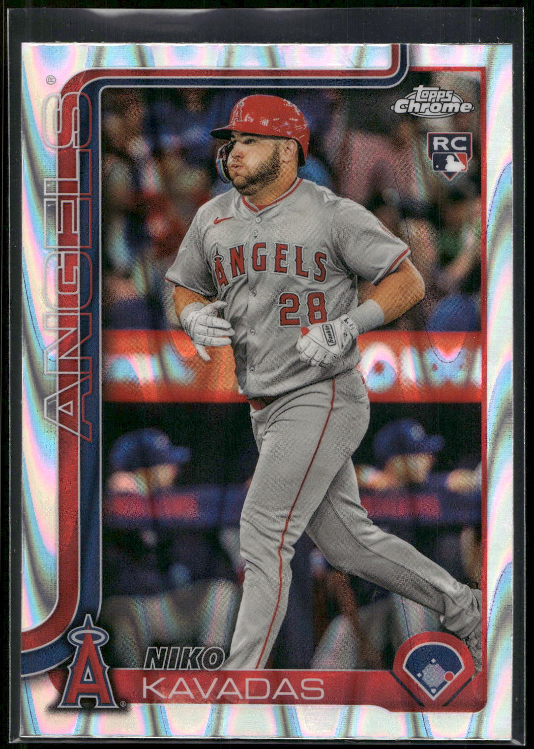 2025 Topps Chrome #20 Niko Kavadas RayWave Refractors