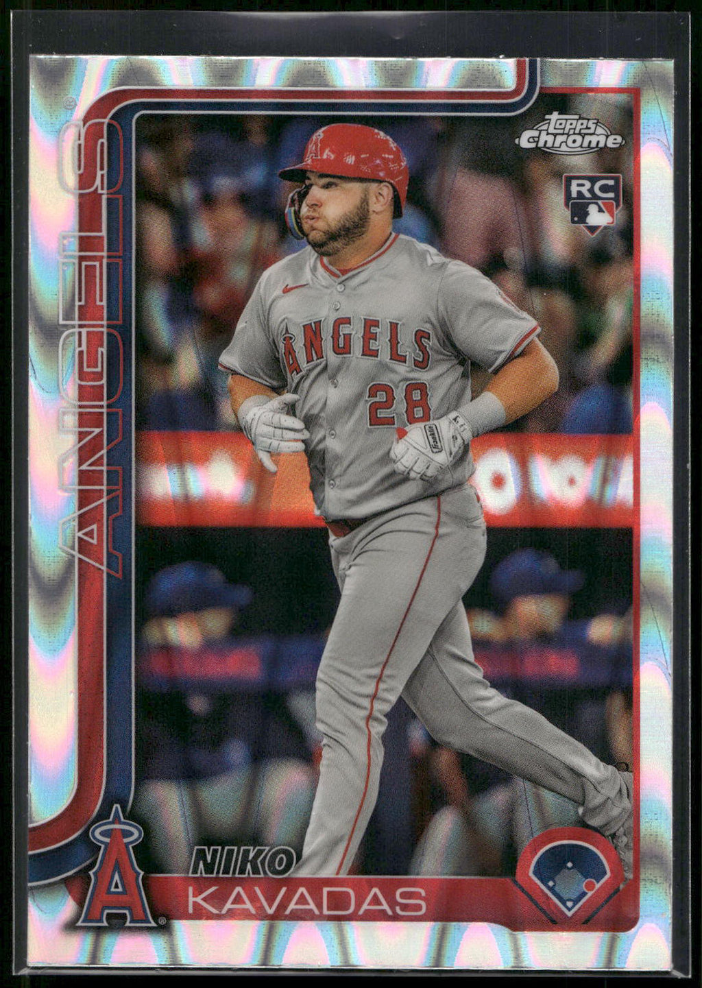 2025 Topps Chrome #20 Niko Kavadas RayWave Refractors
