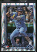 2025 Topps Chrome #276 Leo Jiménez RayWave Refractors