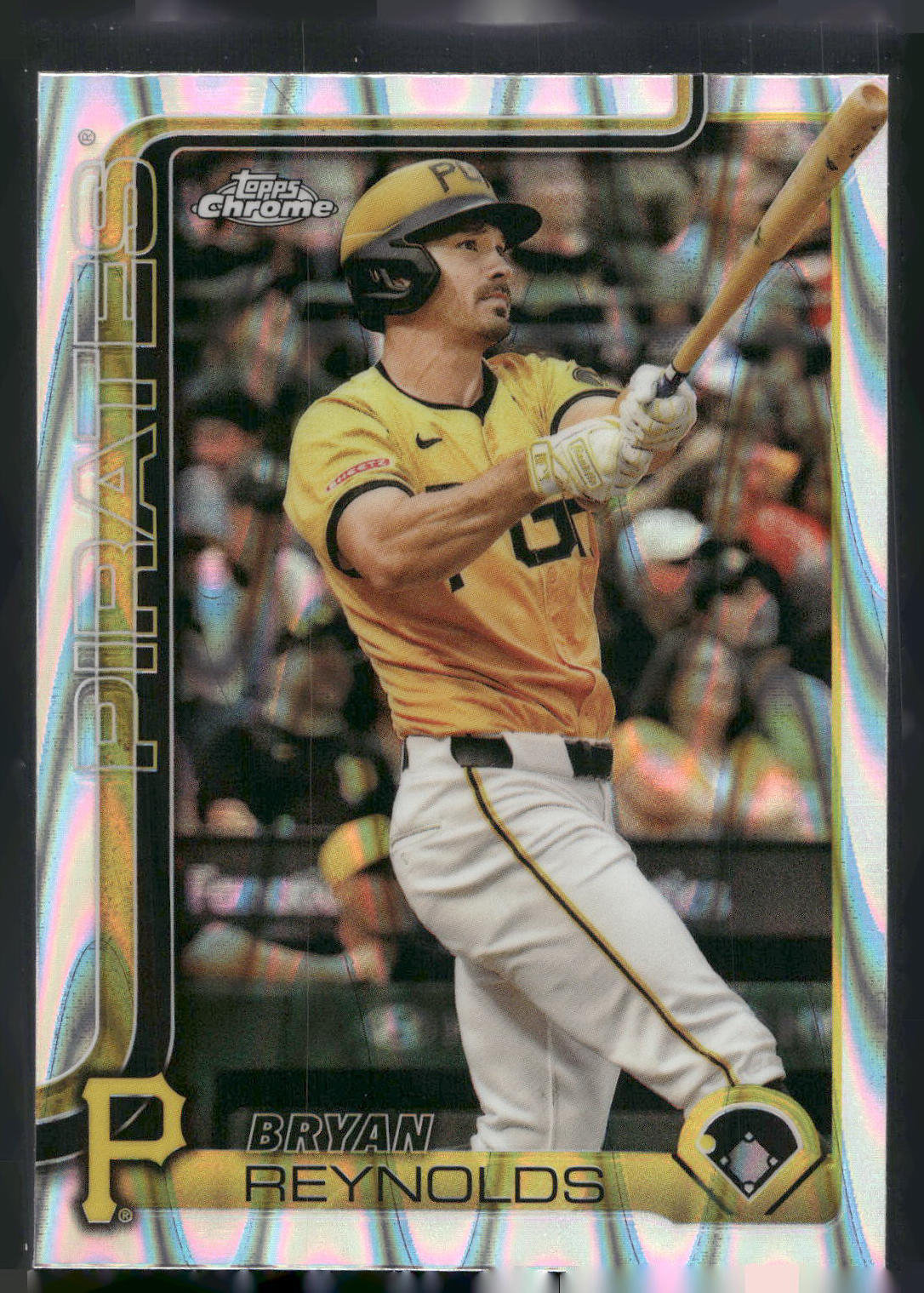 2025 Topps Chrome #9 Bryan Reynolds RayWave Refractors