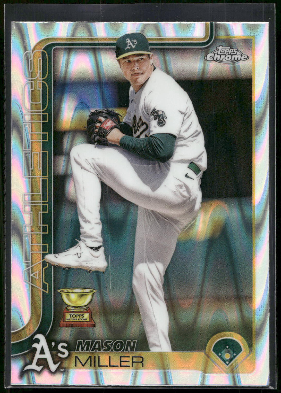 2025 Topps Chrome #142 Mason Miller RayWave Refractors