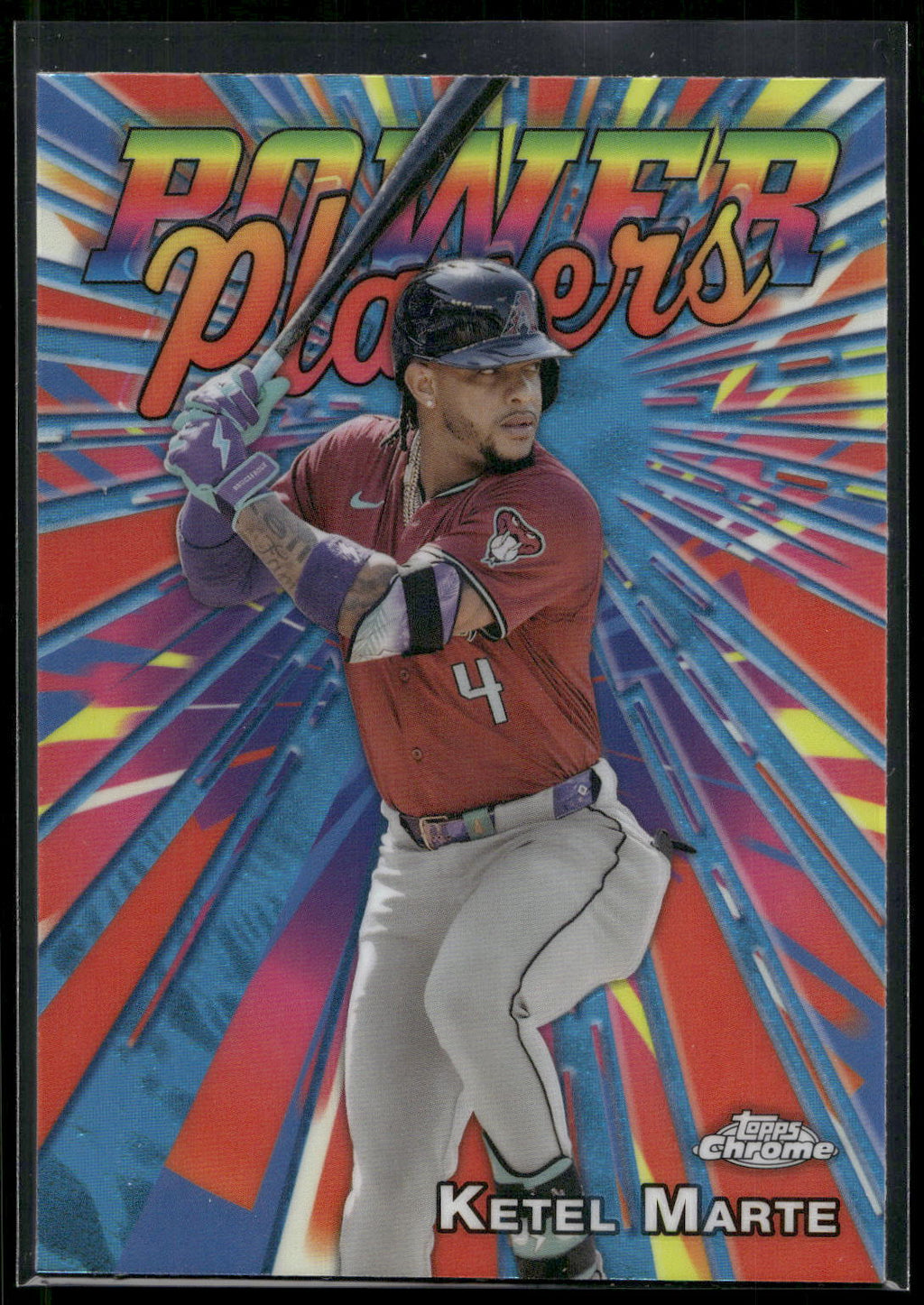 2025 Topps Chrome #PP-4 Ketel Marte Power Players