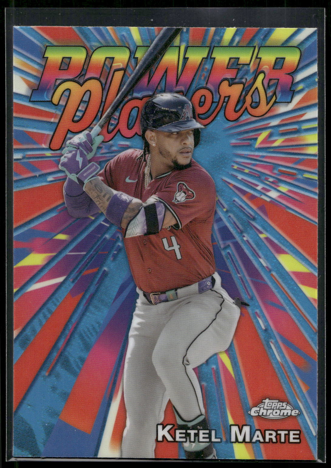 2025 Topps Chrome #PP-4 Ketel Marte Power Players