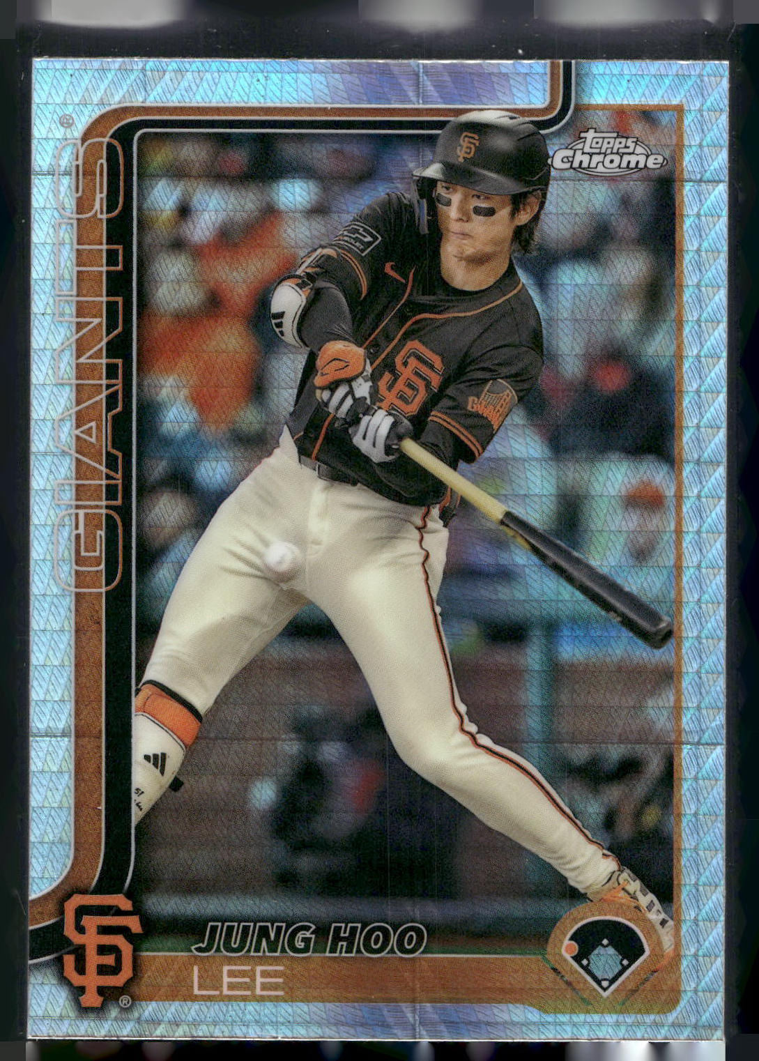 2025 Topps Chrome #119 Jung Hoo Lee Prism Refractors