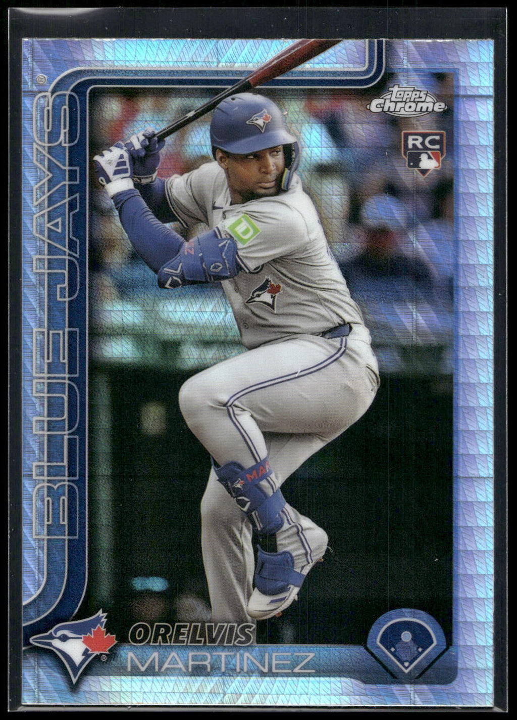 2025 Topps Chrome #105 Orelvis Martinez Prism Refractors