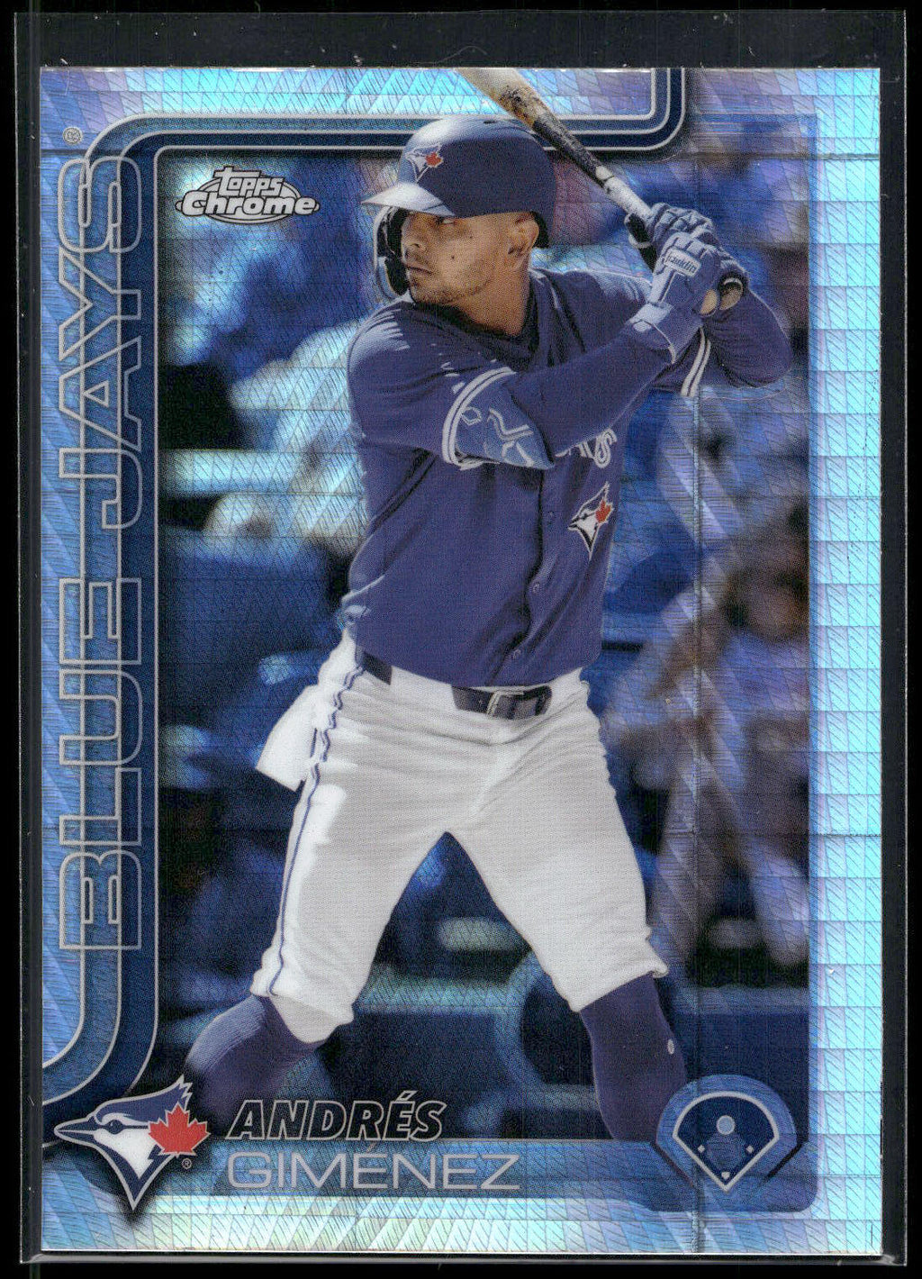 2025 Topps Chrome #70 Andrés Giménez Prism Refractors