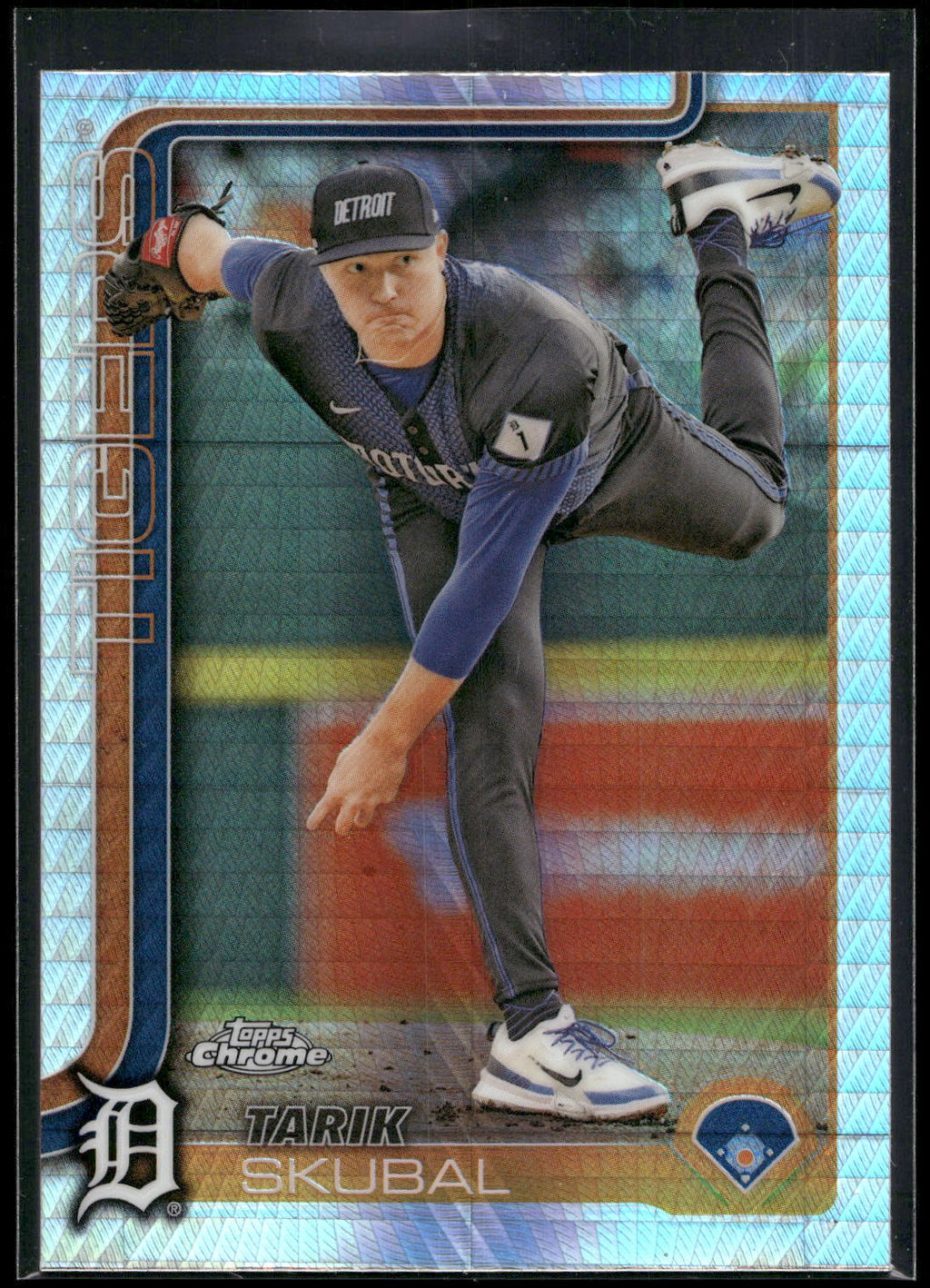 2025 Topps Chrome #258 Tarik Skubal Prism Refractors