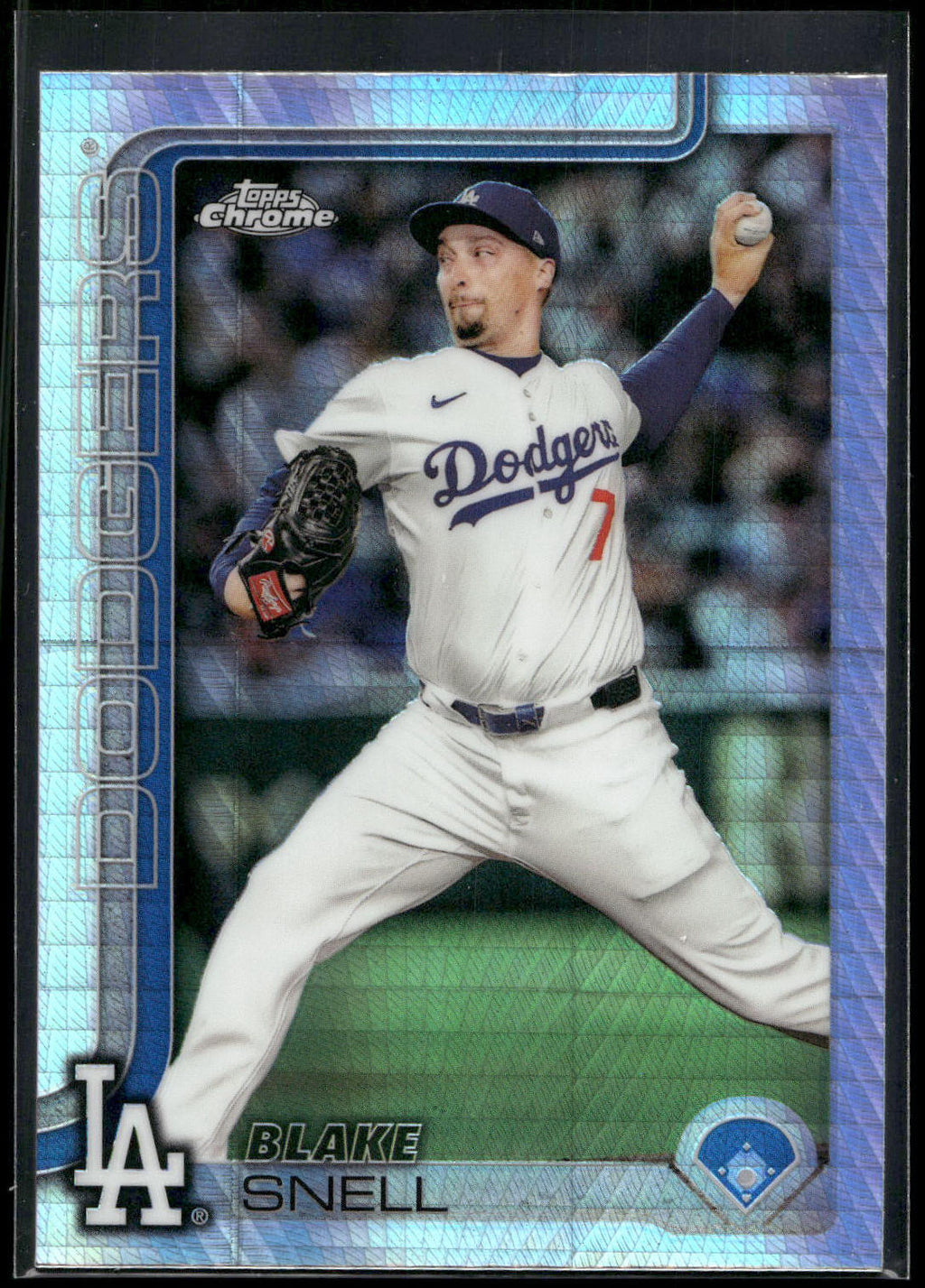 2025 Topps Chrome #175 Blake Snell Prism Refractors