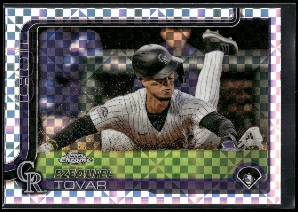2025 Topps Chrome #154 Ezequiel Tovar X-Fractors