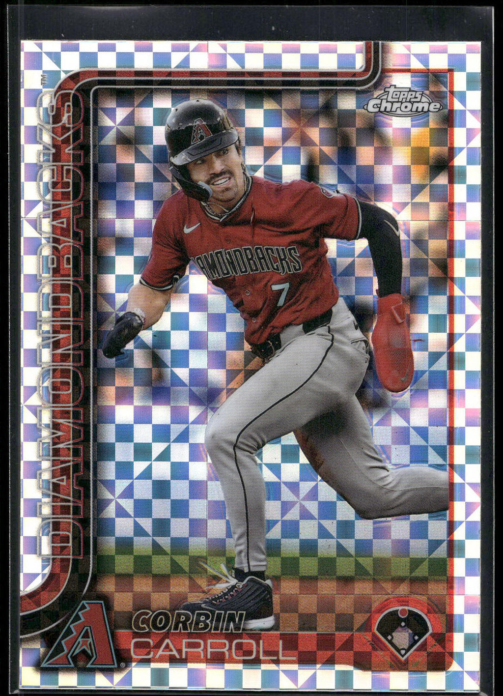 2025 Topps Chrome #268 Corbin Carroll X-Fractors