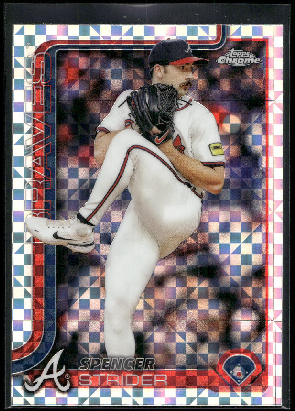 2025 Topps Chrome #46 Spencer Strider X-Fractors