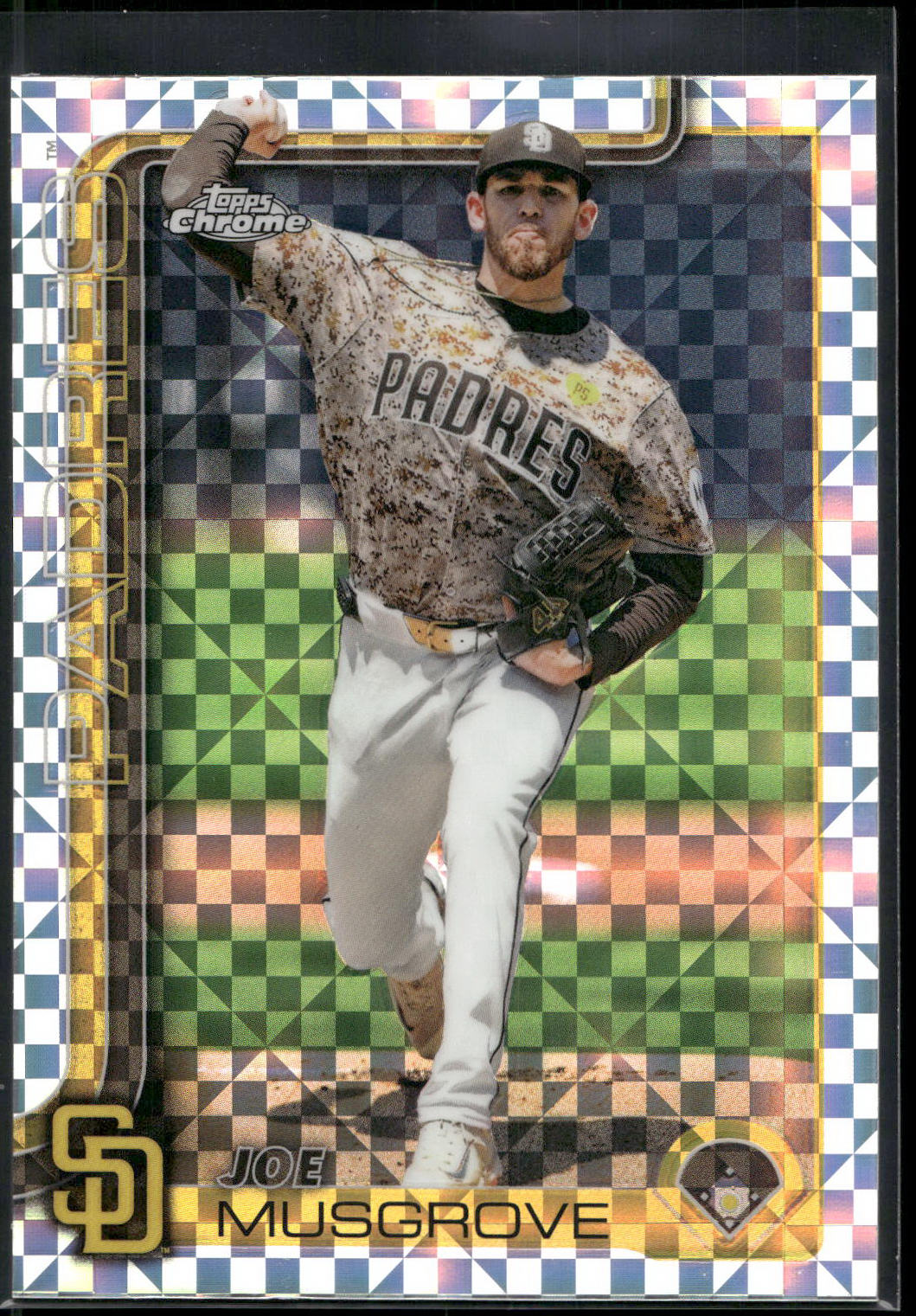 2025 Topps Chrome #55 Joe Musgrove X-Fractors