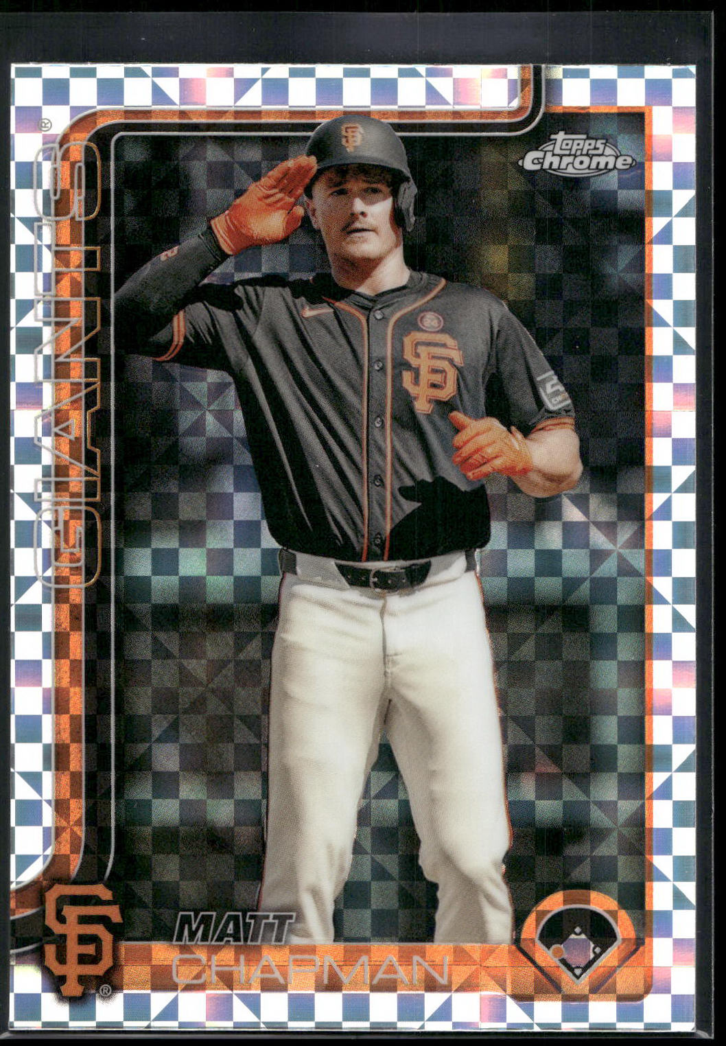 2025 Topps Chrome #148 Matt Chapman X-Fractors
