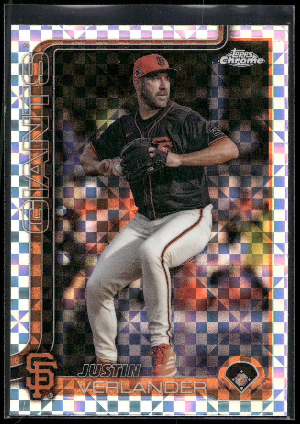 2025 Topps Chrome #242 Justin Verlander X-Fractors