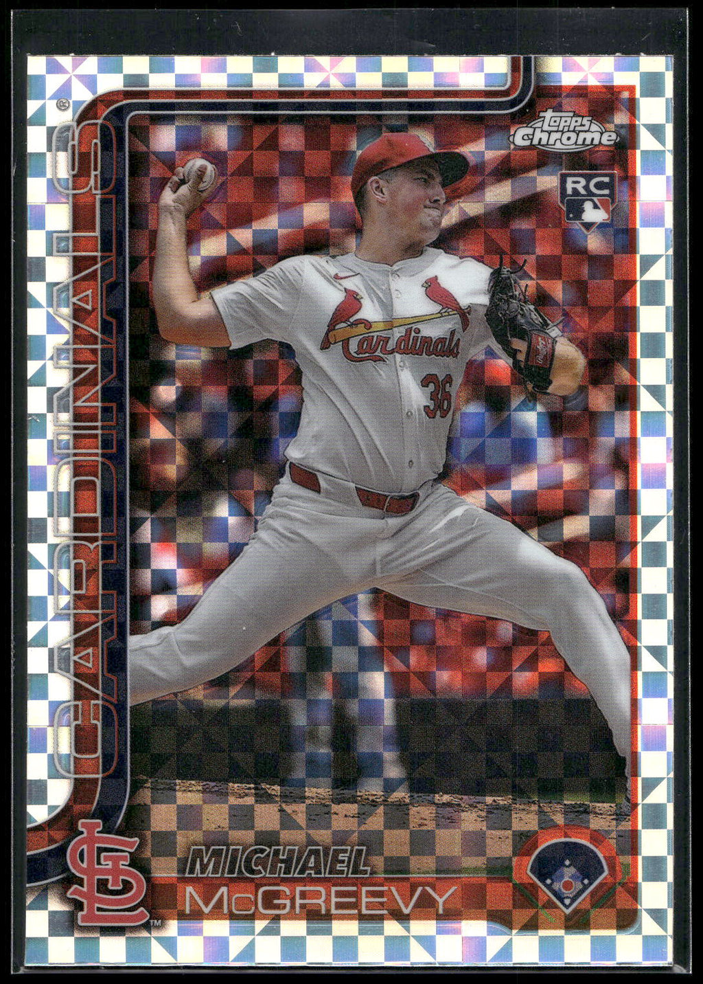 2025 Topps Chrome #29 Michael McGreevy X-Fractors