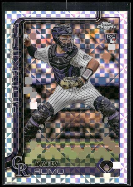 2025 Topps Chrome #124 Drew Romo X-Fractors