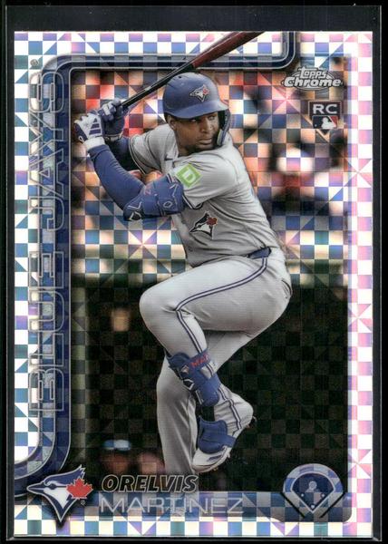 2025 Topps Chrome #105 Orelvis Martinez X-Fractors