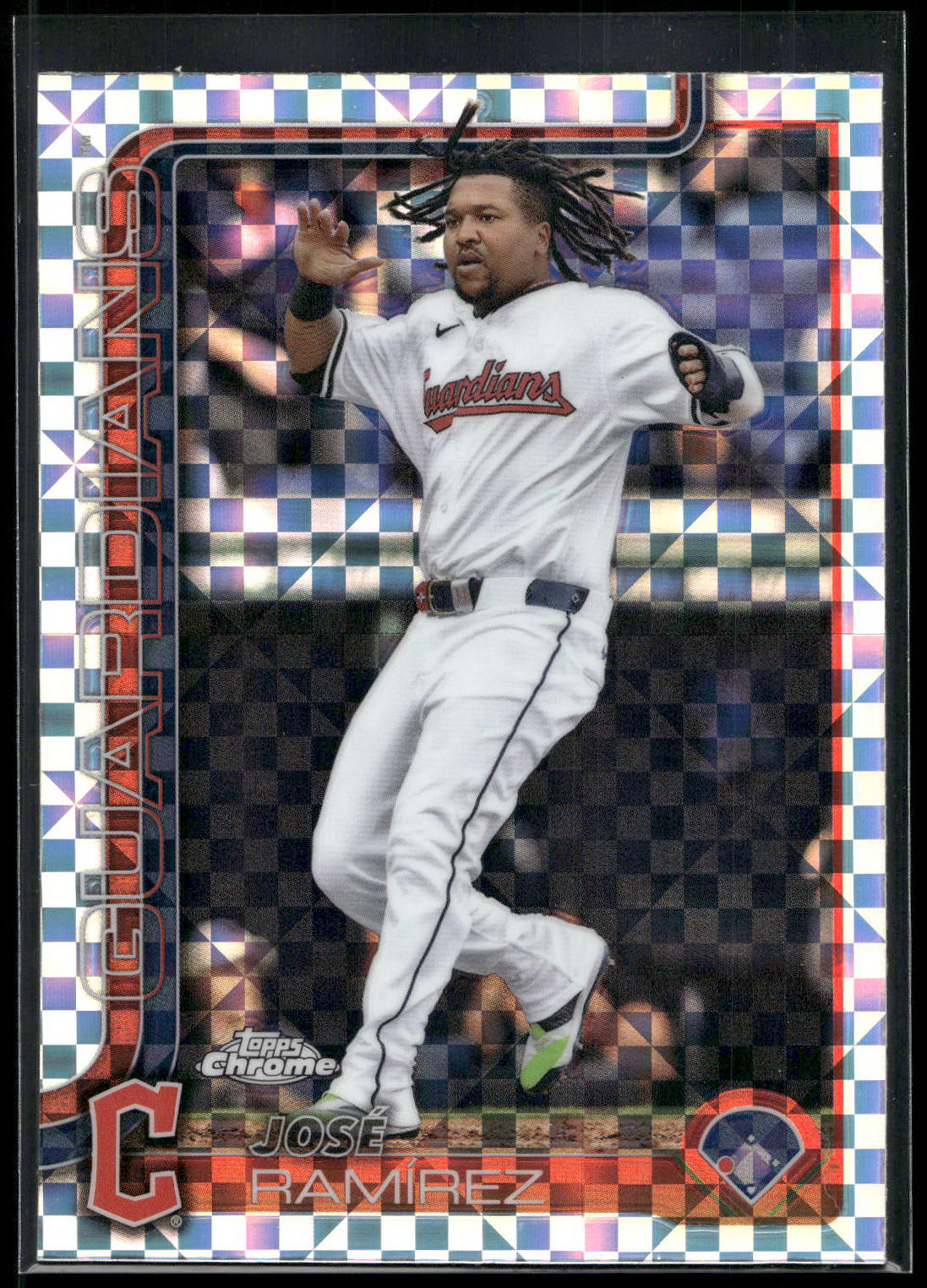 2025 Topps Chrome #12 José Ramírez X-Fractors