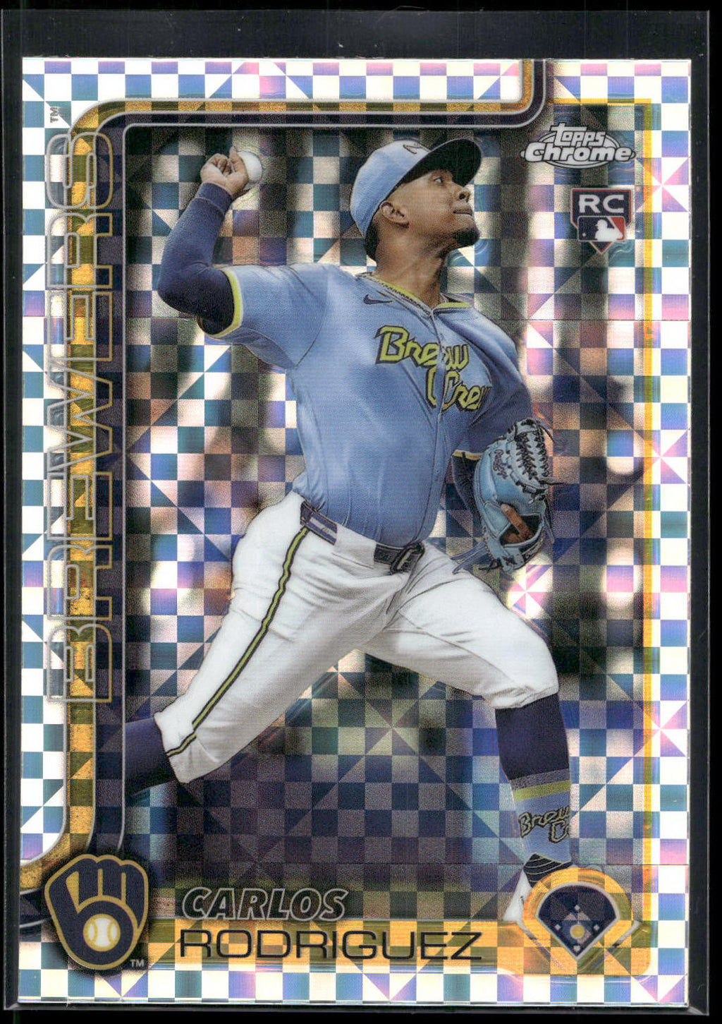 2025 Topps Chrome #201 Carlos Rodriguez X-Fractors