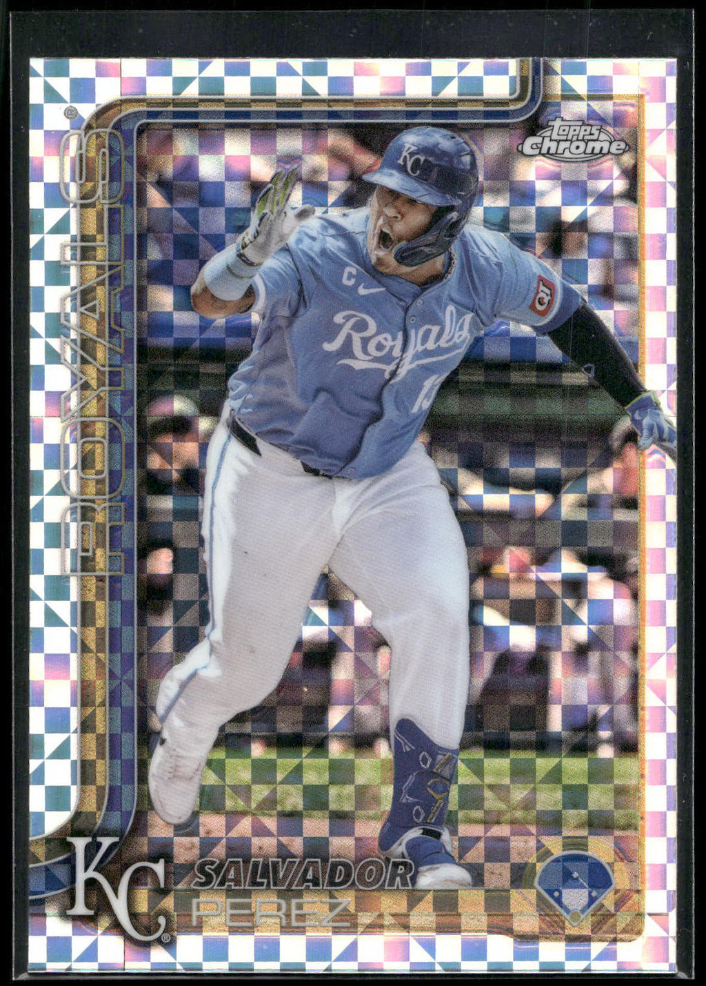 2025 Topps Chrome #114 Salvador Perez X-Fractors